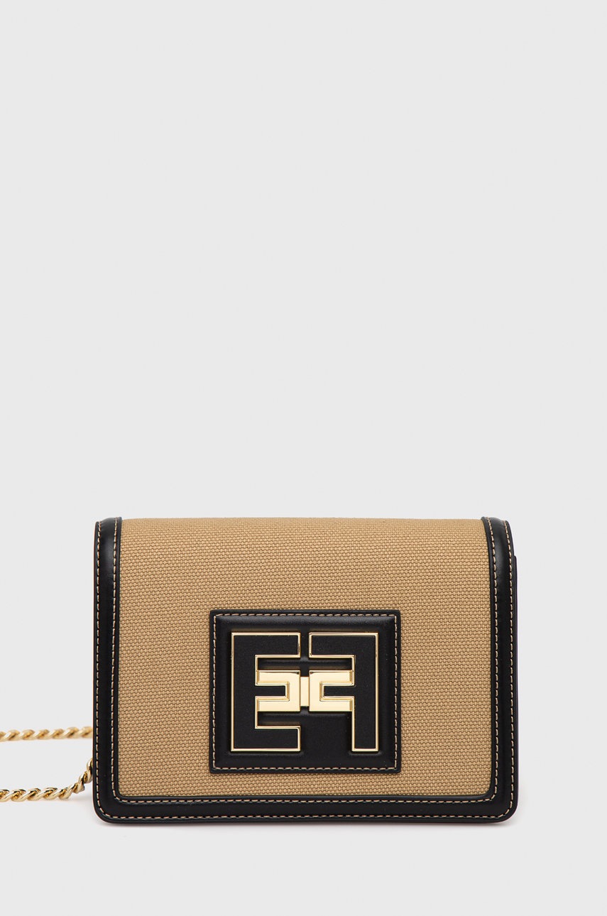 Elisabetta Franchi poseta culoarea bej answear.ro imagine noua 2022