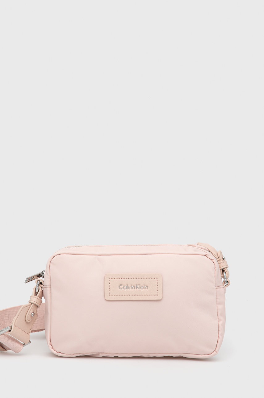 

Чанта Calvin Klein в розово, Розов