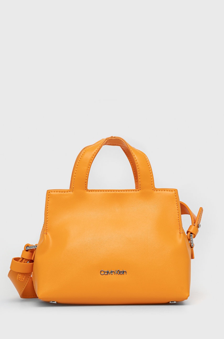 

Чанта Calvin Klein в оранжево, Оранжев