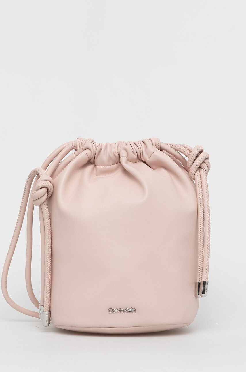 

Чанта Calvin Klein в розово, Розов