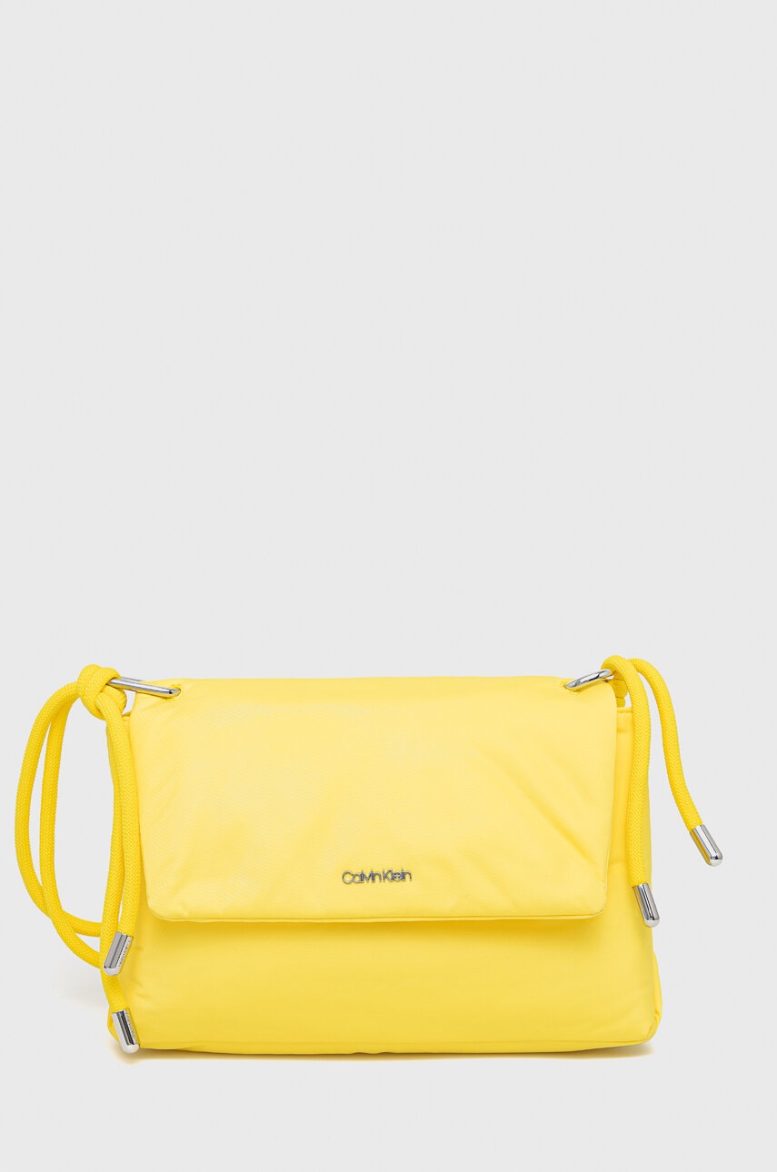 

Чанта Calvin Klein в жълто, Жълт