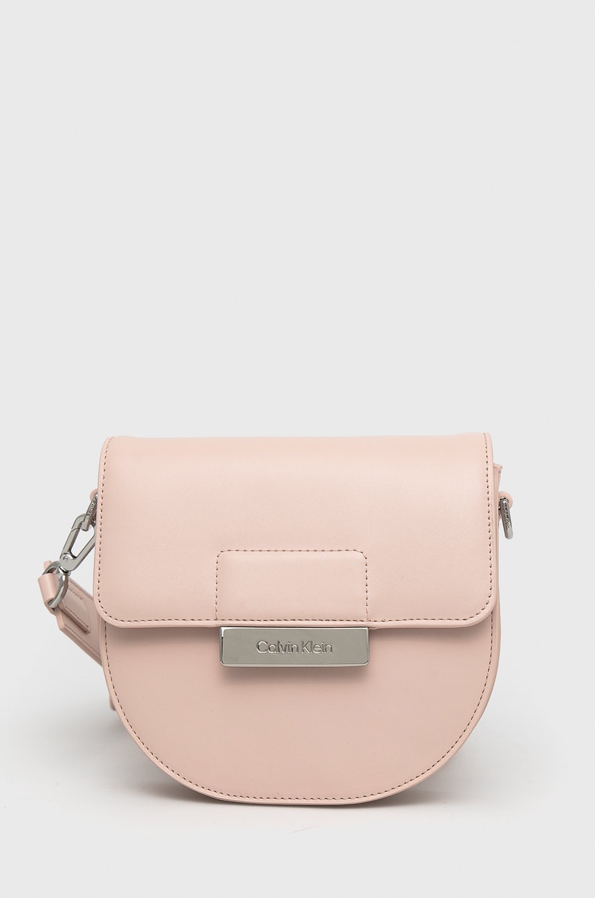 

Чанта Calvin Klein в розово, Розов
