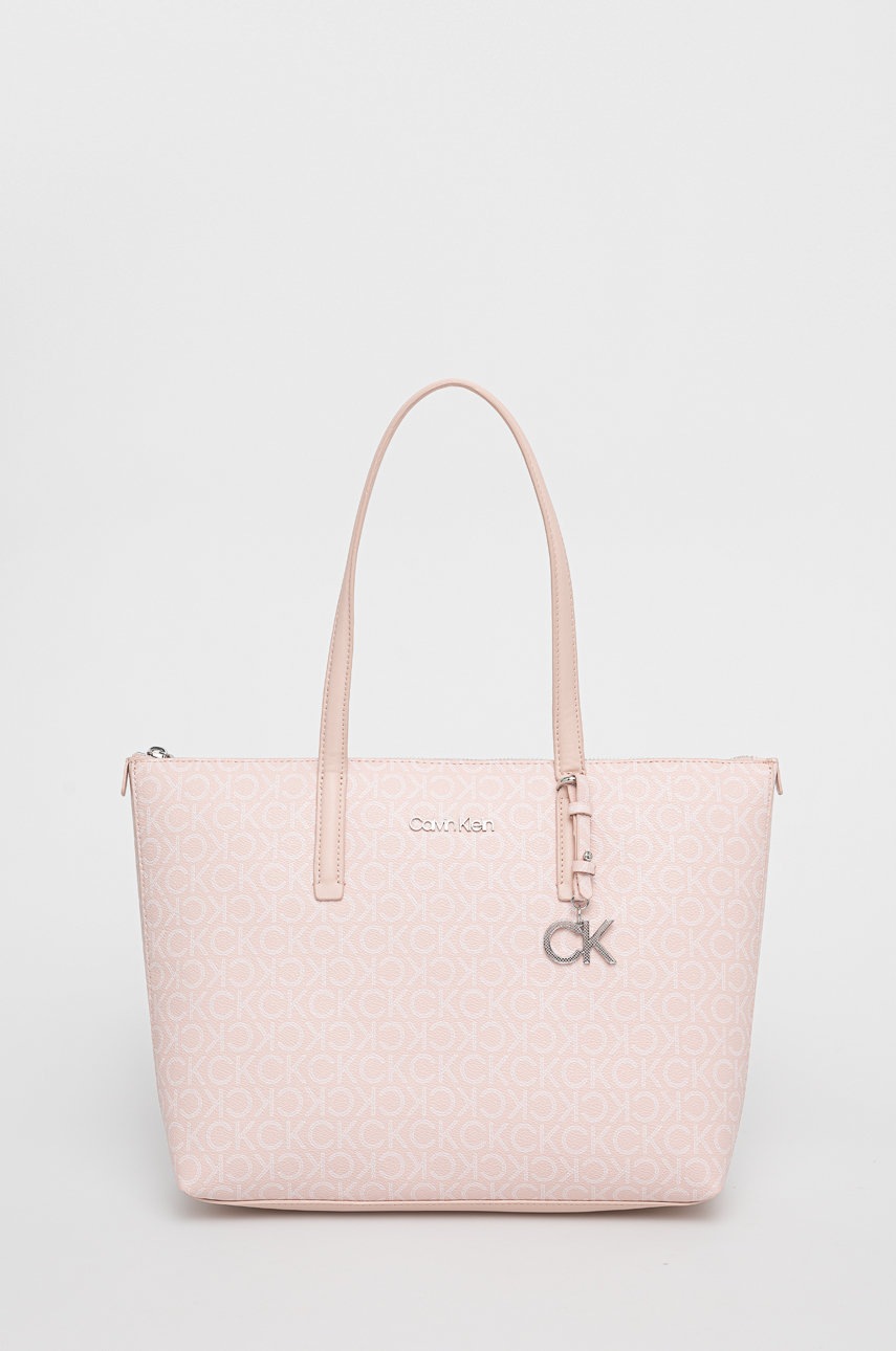 

Чанта Calvin Klein в розово, Розов