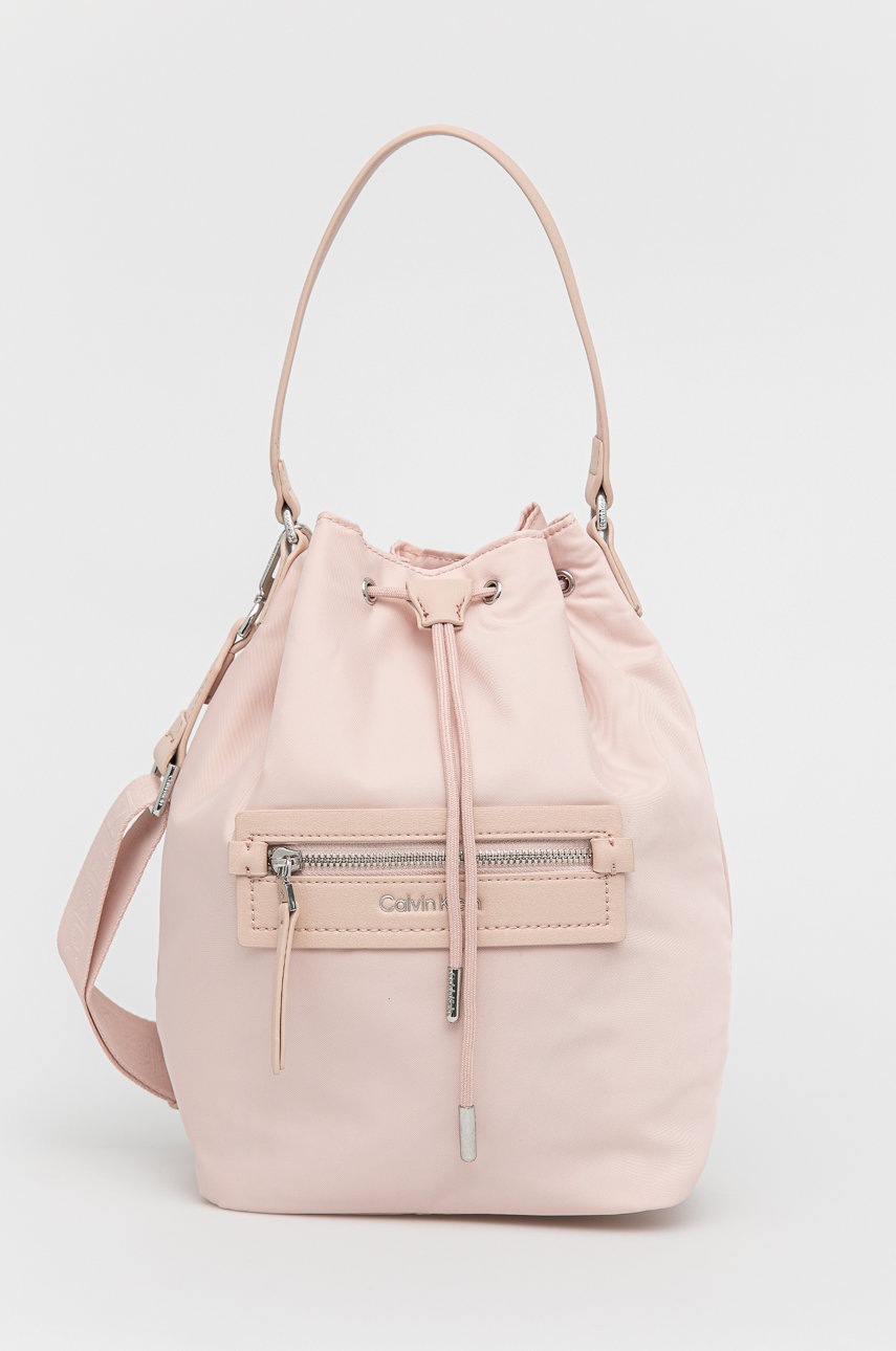

Чанта Calvin Klein в розово, Розов