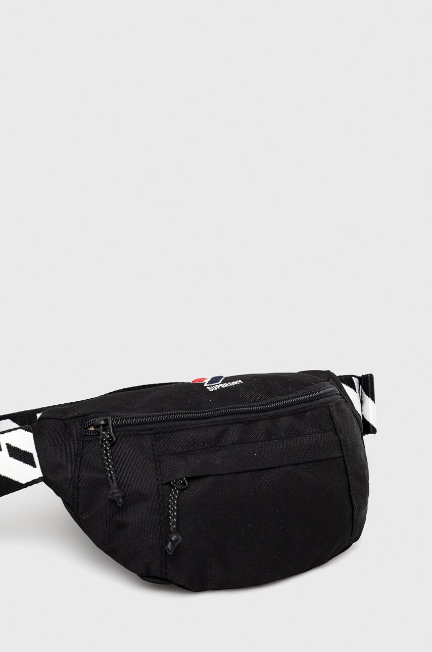 

Сумка на пояс Superdry колір чорний