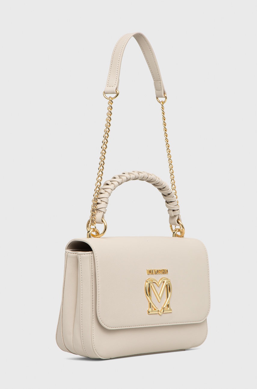 

Сумочка Love Moschino колір бежевий