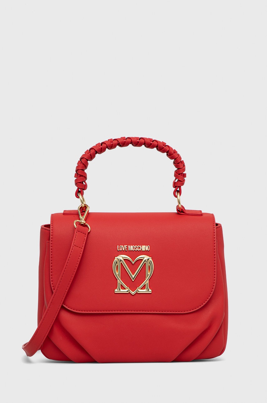 

Чанта Love Moschino в червено, Червен