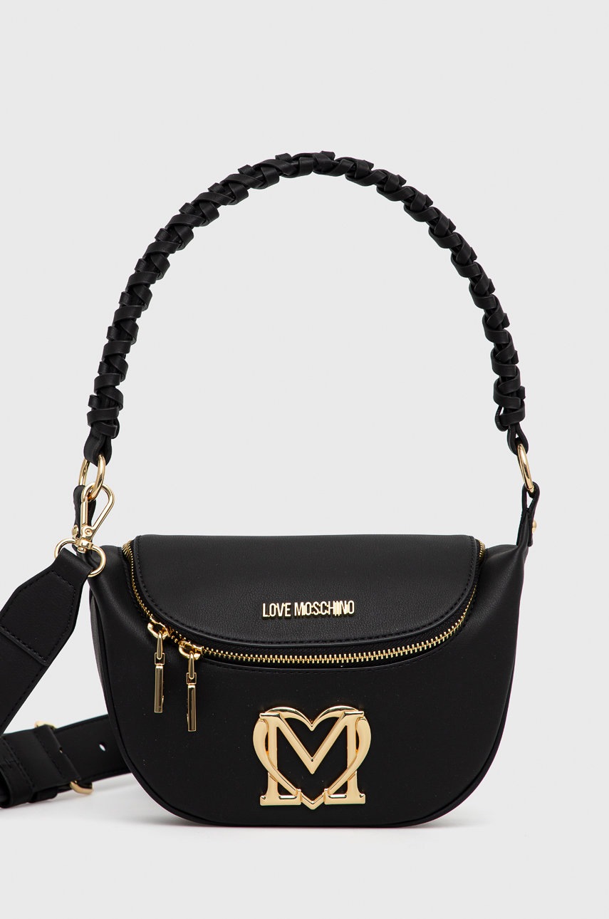 

Чанта Love Moschino в черно, Черен