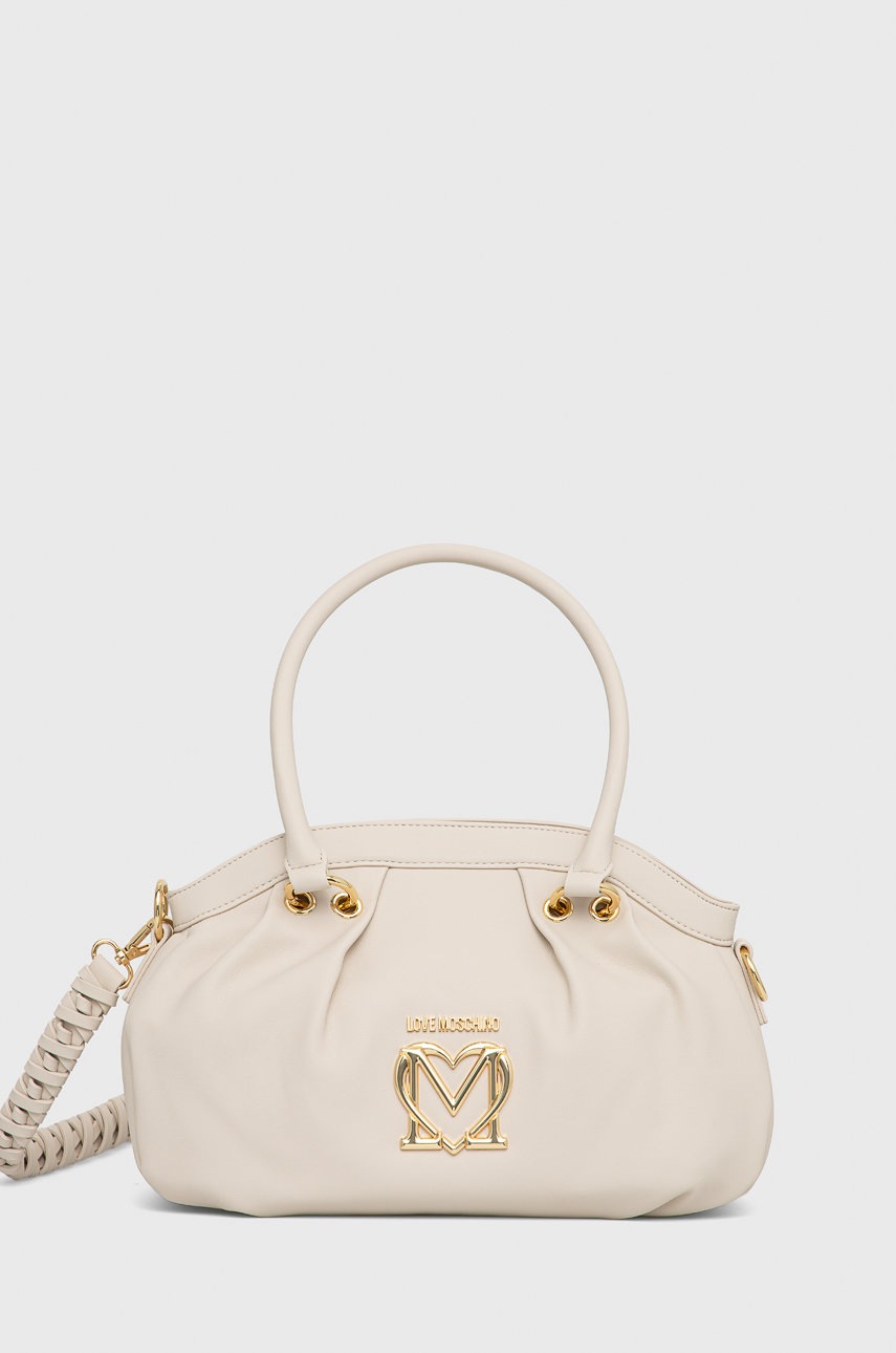 

Чанта Love Moschino в бежово, Бежов