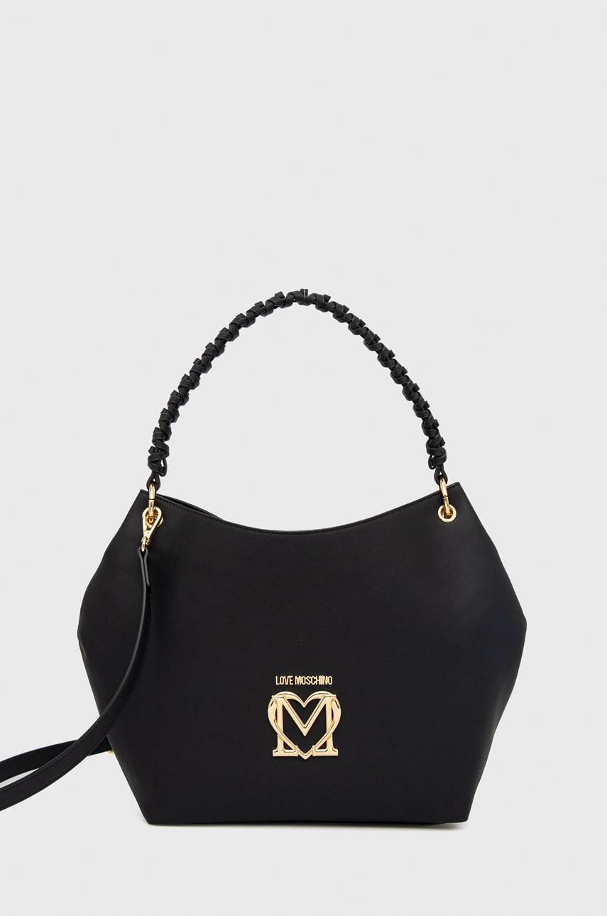 

Чанта Love Moschino в черно, Черен