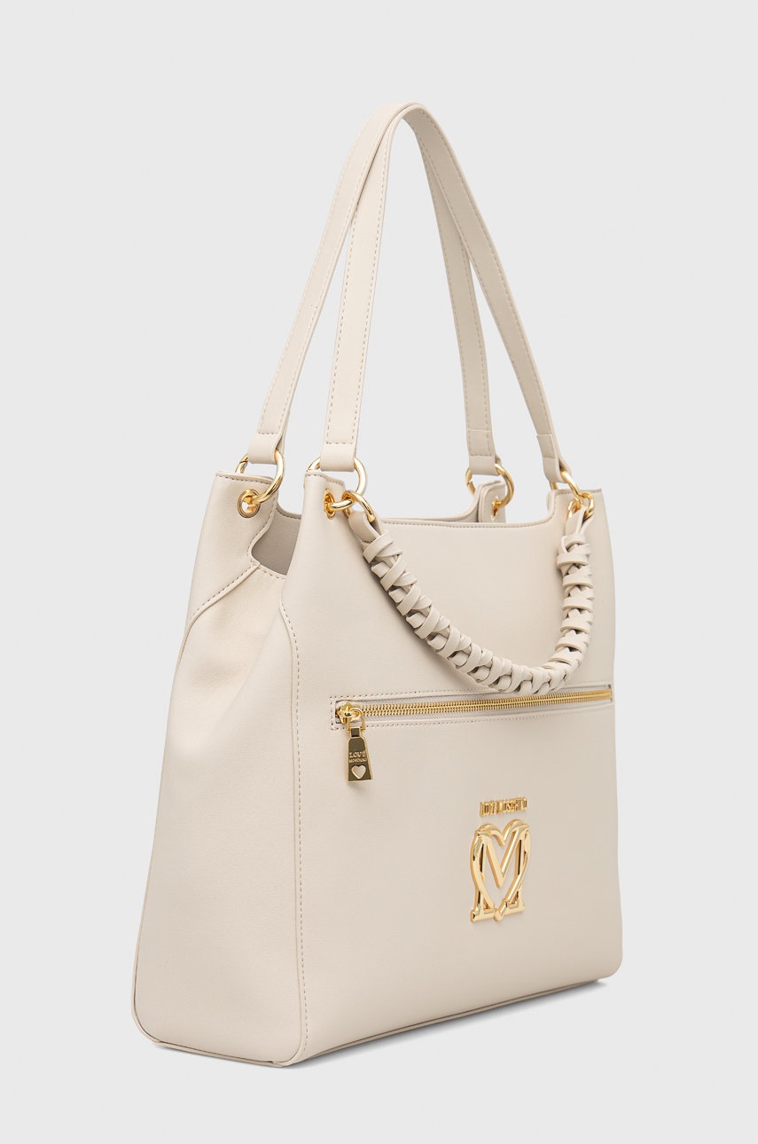 

Сумочка Love Moschino колір бежевий