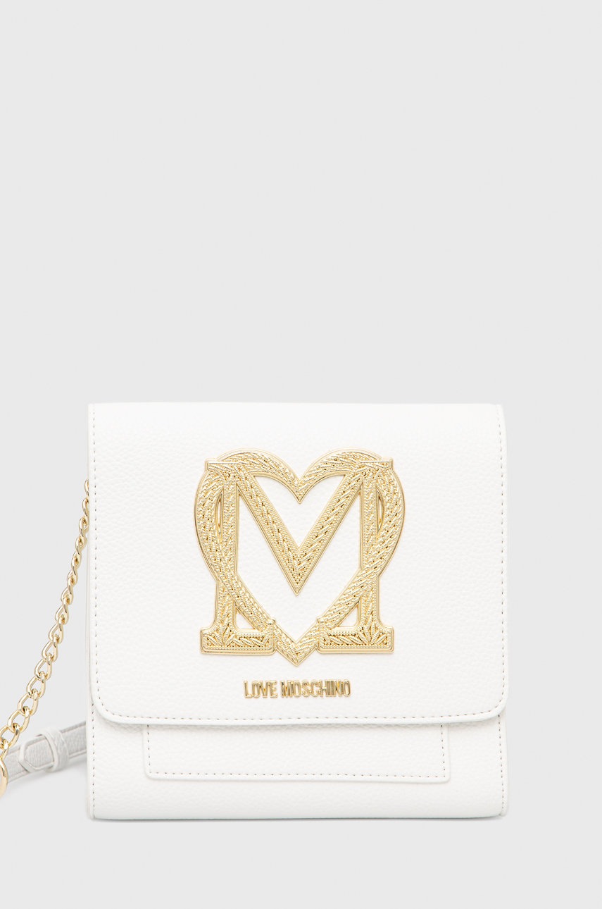 

Чанта Love Moschino в бяло, Бял