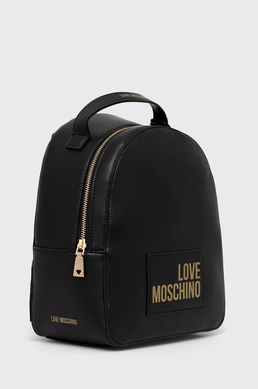 

Рюкзак Love Moschino жіночий колір чорний малий однотонний