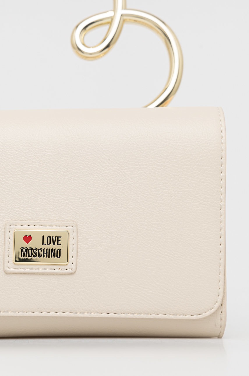 

Сумочка Love Moschino колір бежевий