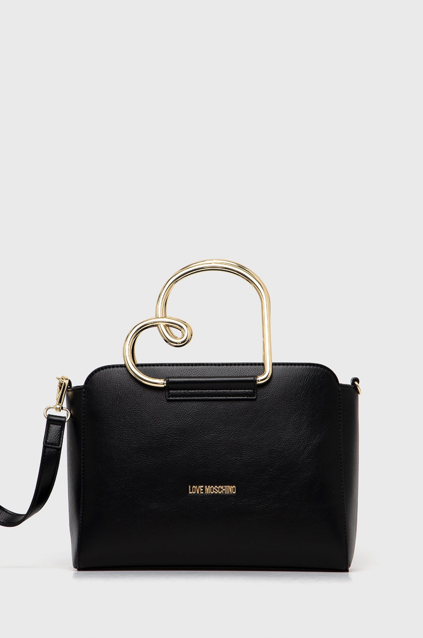 

Чанта Love Moschino в черно, Черен