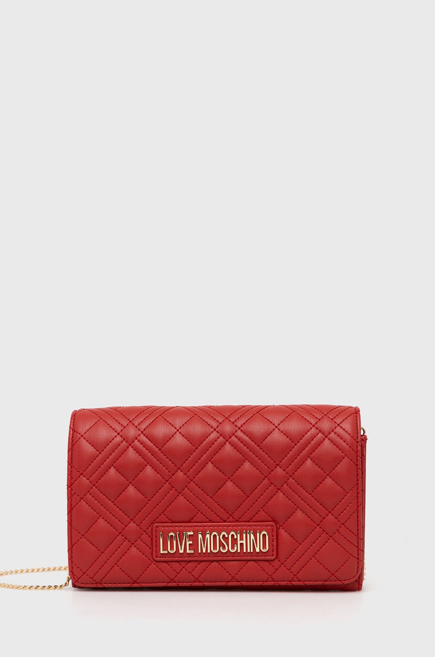 

Чанта Love Moschino в червено, Червен