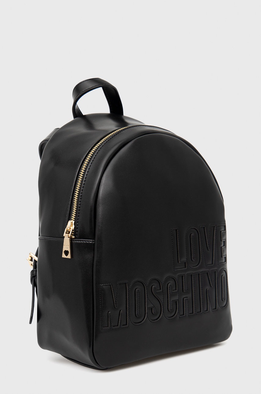 

Рюкзак Love Moschino жіночий колір чорний малий однотонний