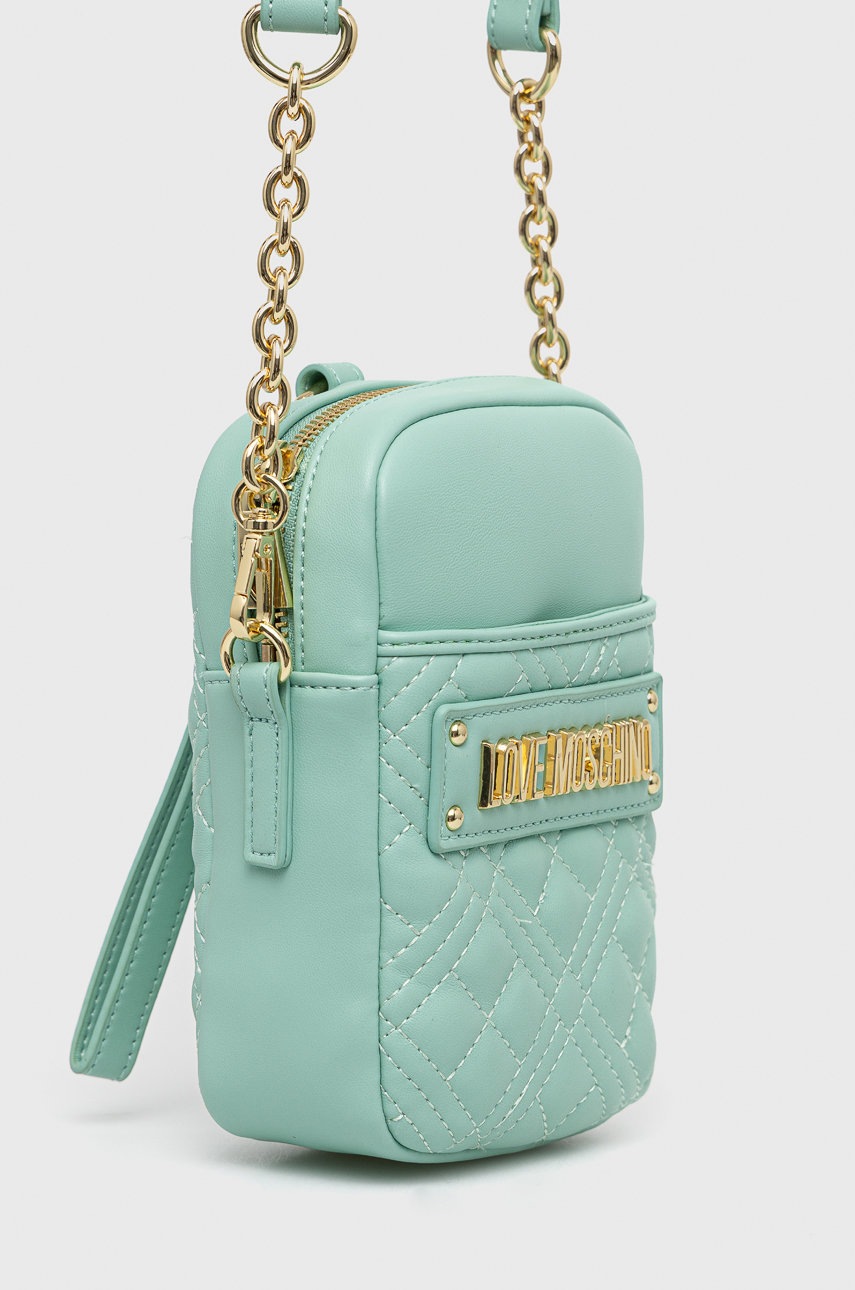 

Сумочка Love Moschino колір бірюзовий