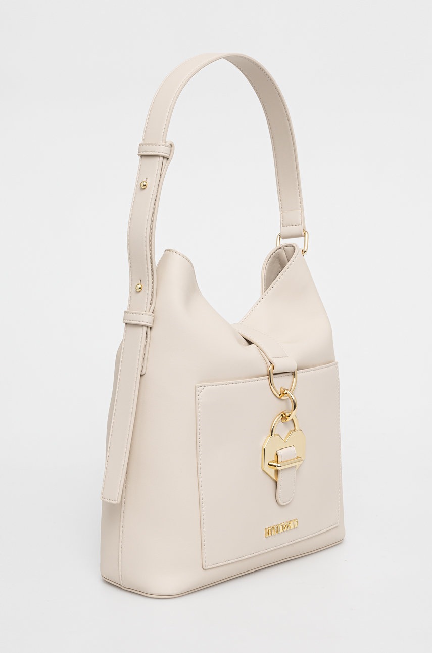 

Сумочка Love Moschino колір бежевий