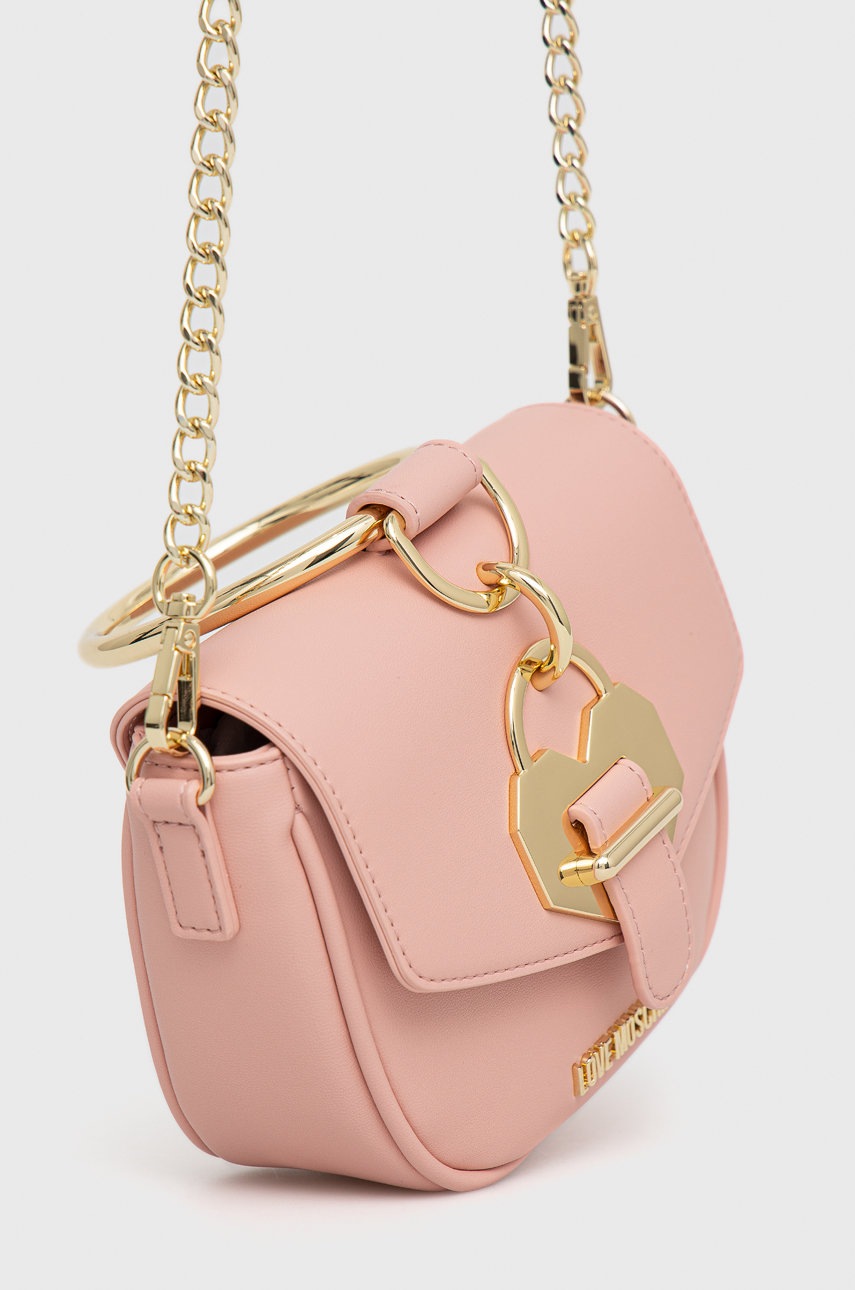 

Сумочка Love Moschino колір рожевий