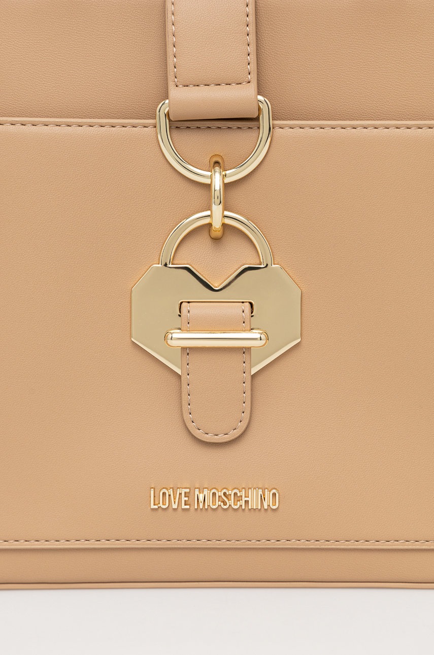 

Сумочка Love Moschino колір бежевий
