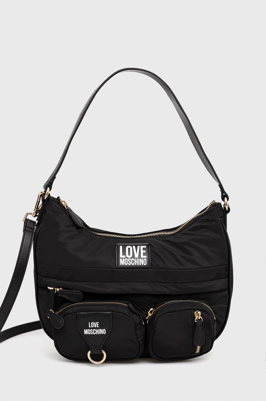 

Чанта Love Moschino в черно, Черен