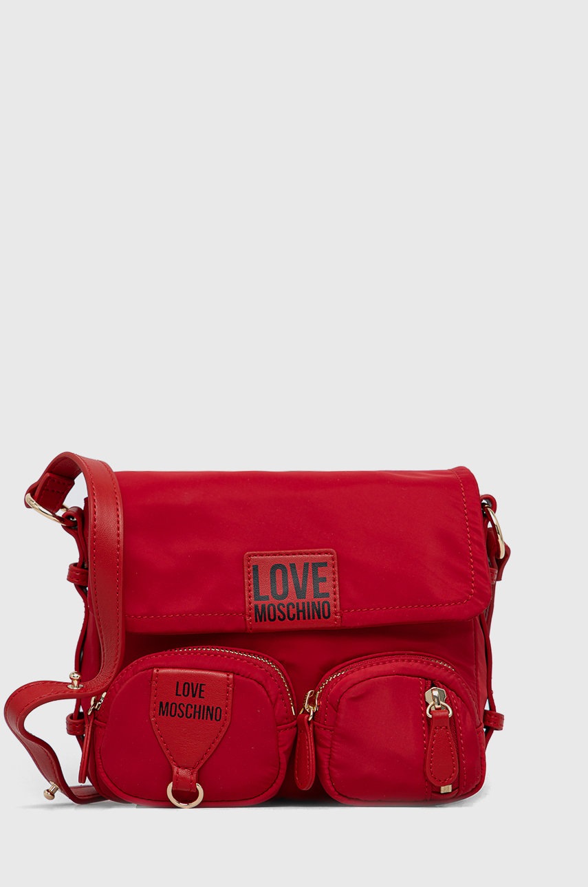 

Чанта Love Moschino в червено, Червен