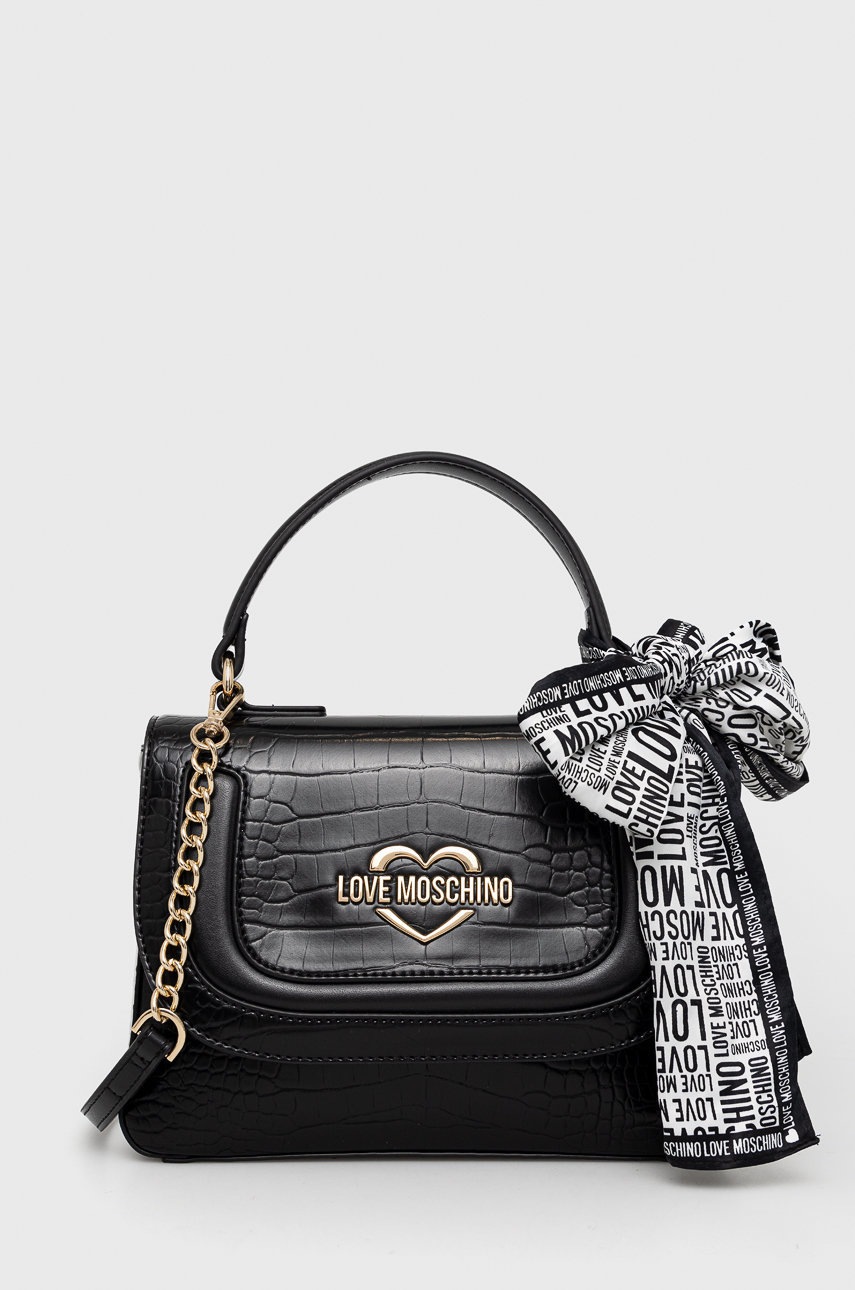 

Чанта Love Moschino в черно, Черен