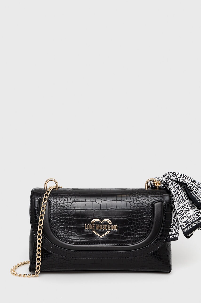 

Чанта Love Moschino в черно, Черен