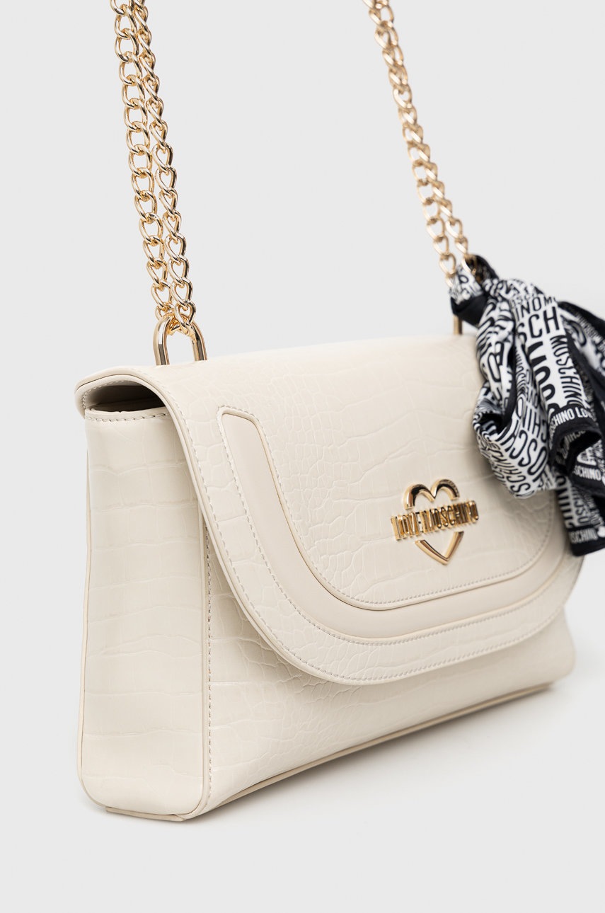 

Сумочка Love Moschino колір бежевий
