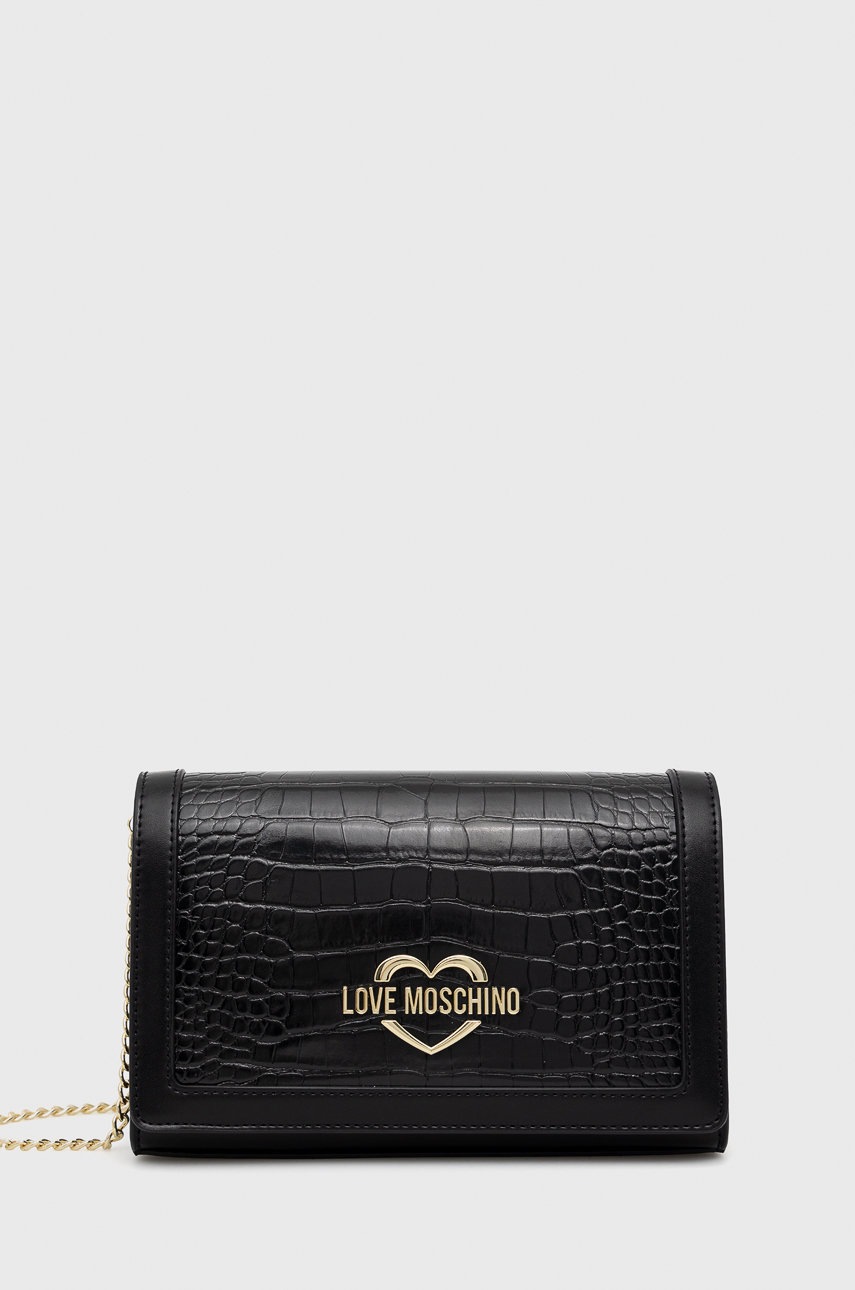 

Чанта Love Moschino в черно, Черен