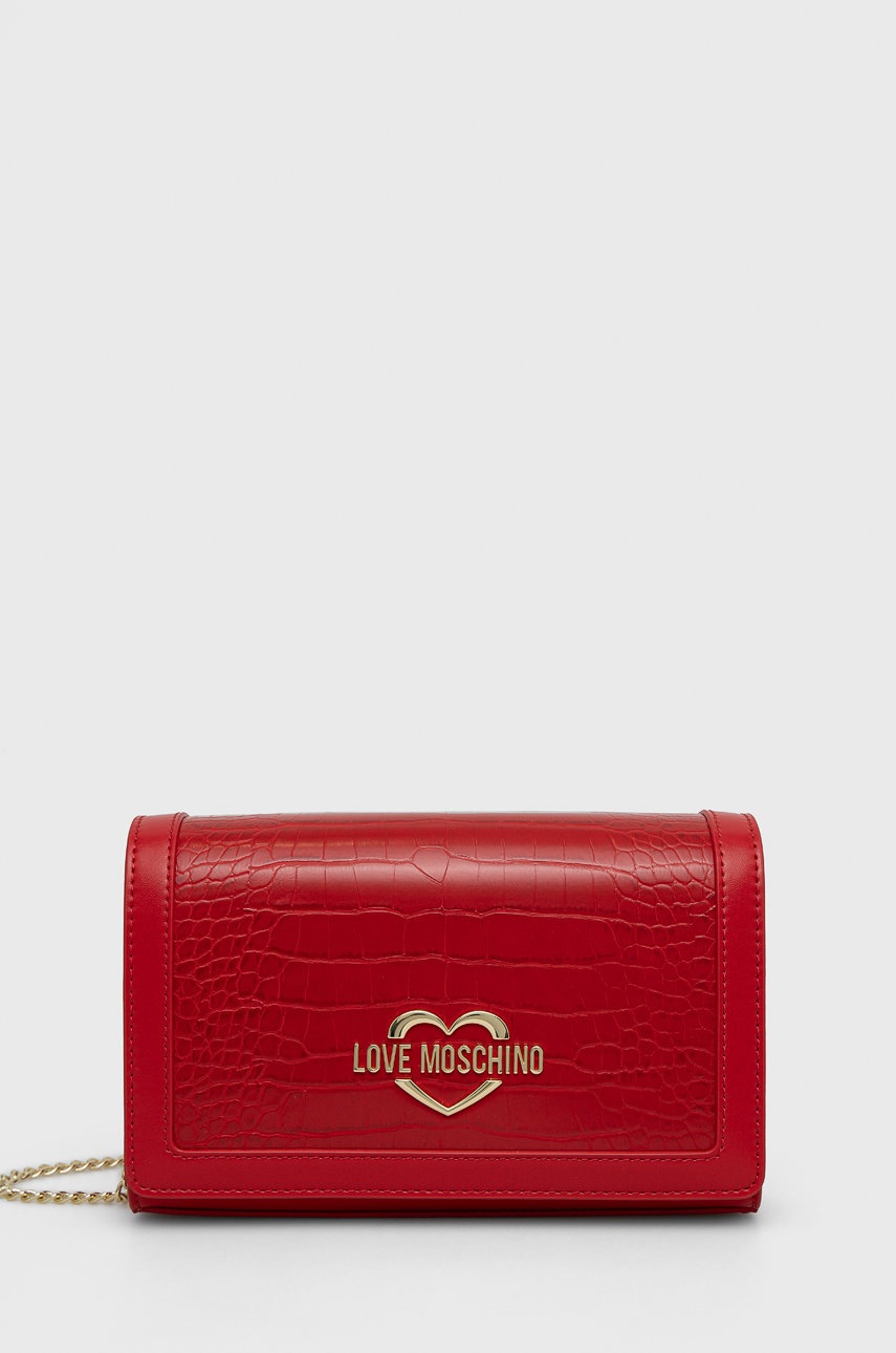 

Чанта Love Moschino в червено, Червен