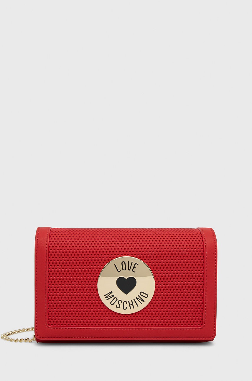 

Чанта Love Moschino в червено, Червен