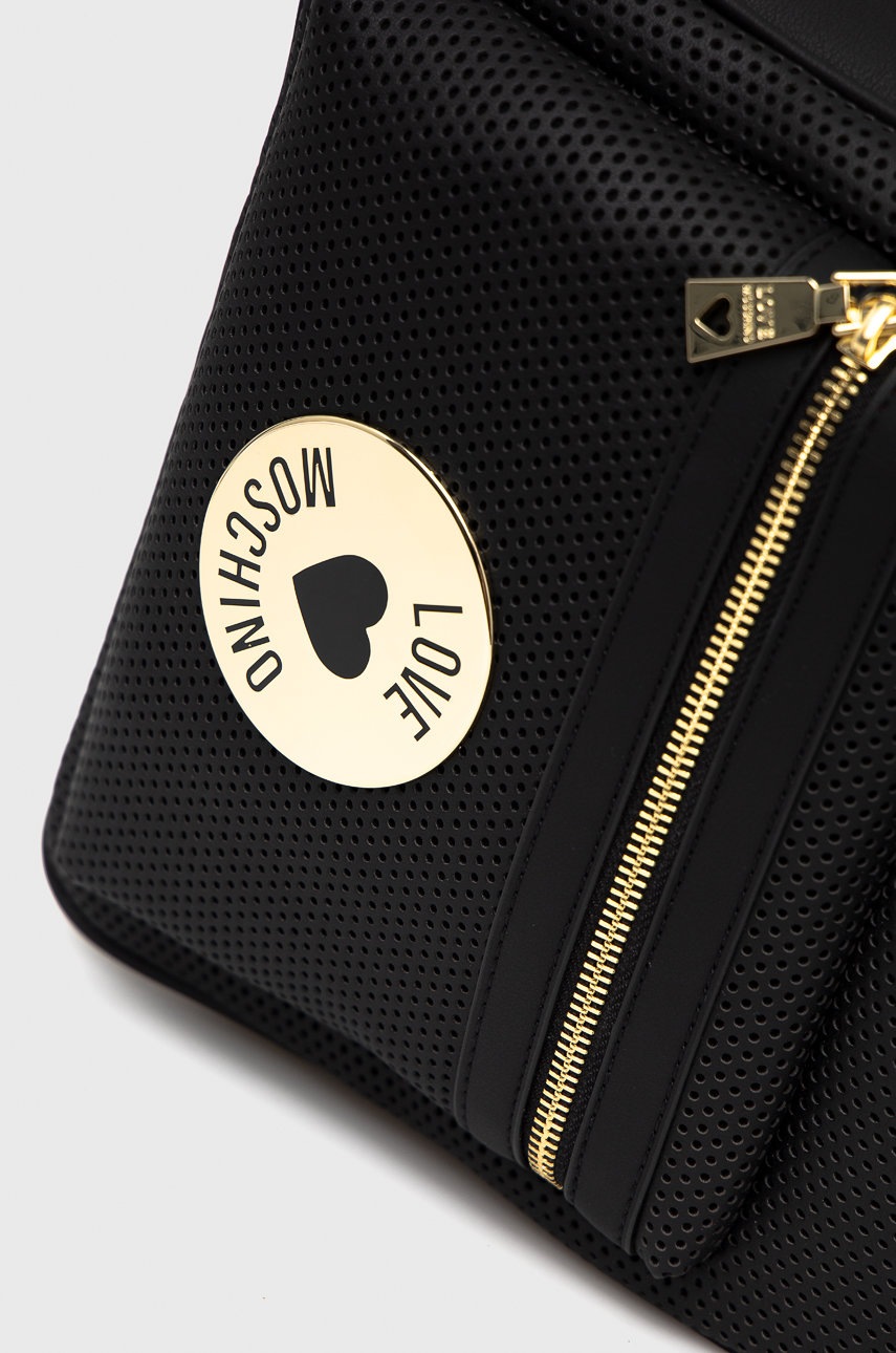 

Рюкзак Love Moschino жіночий колір чорний малий однотонний