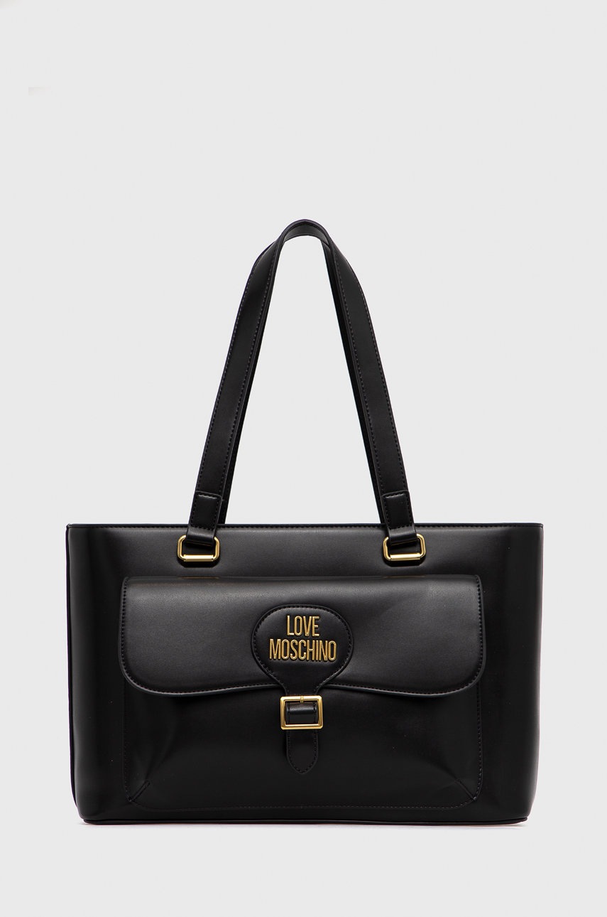 

Чанта Love Moschino в черно, Черен