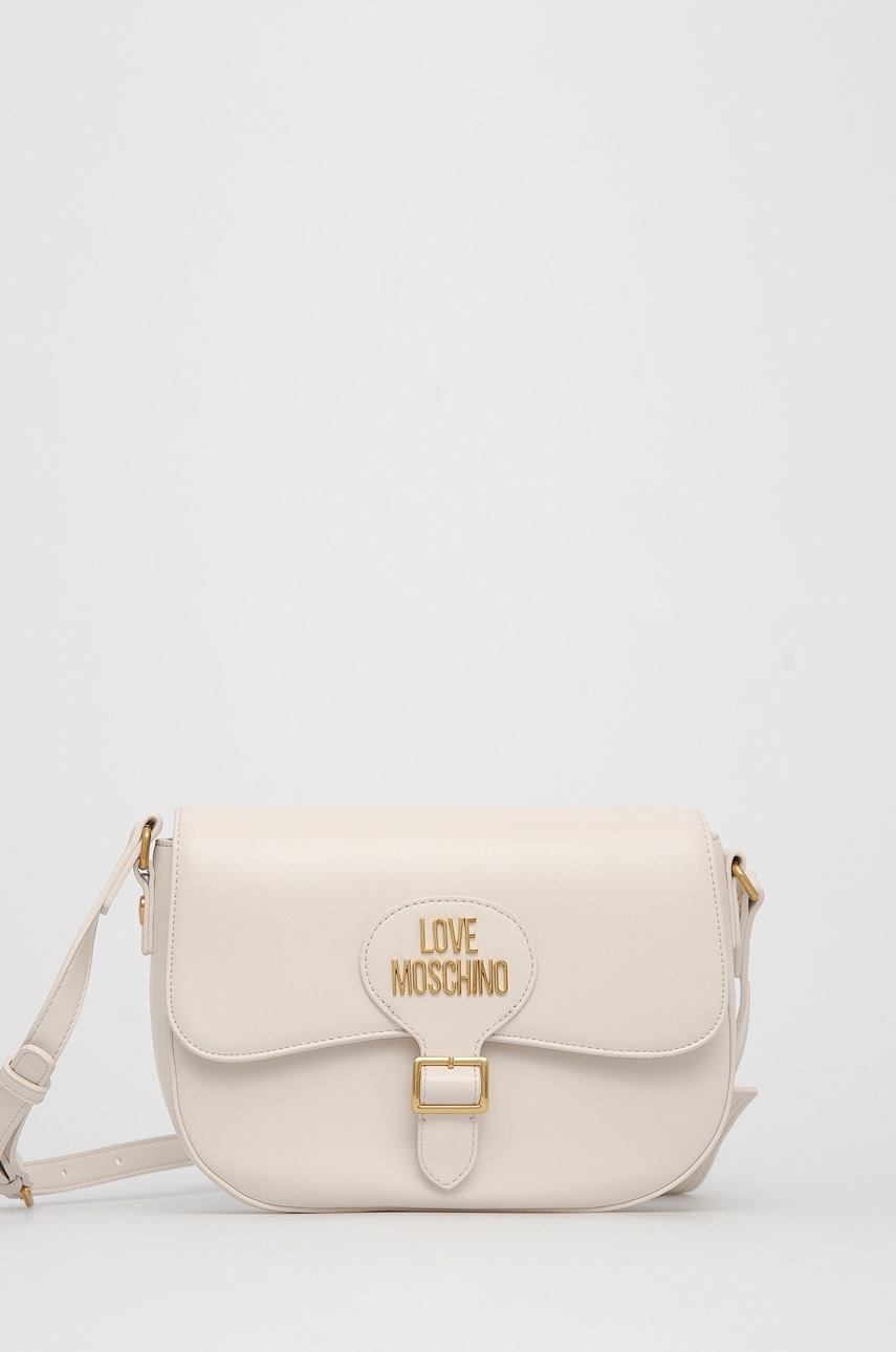 

Чанта Love Moschino в бежово, Бежов