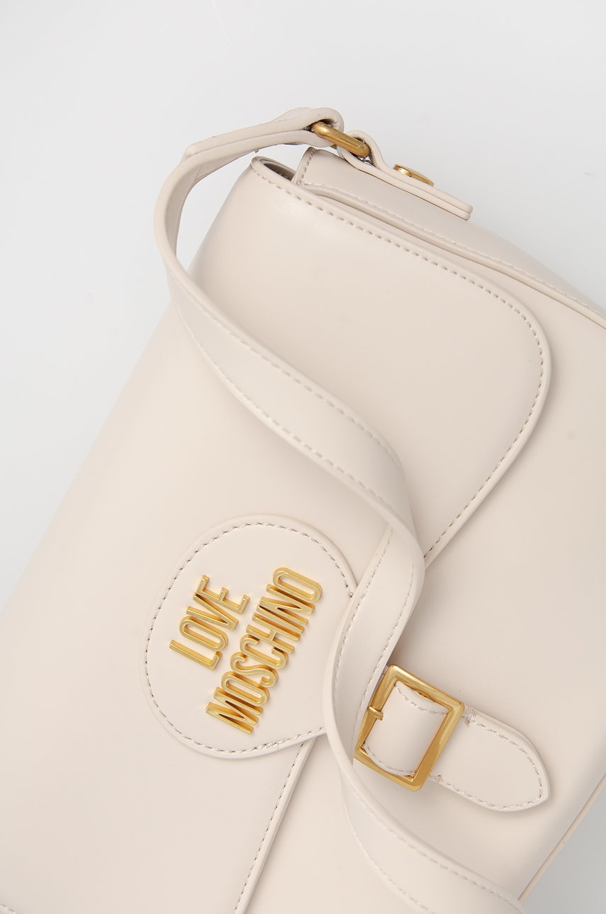 

Сумочка Love Moschino колір бежевий