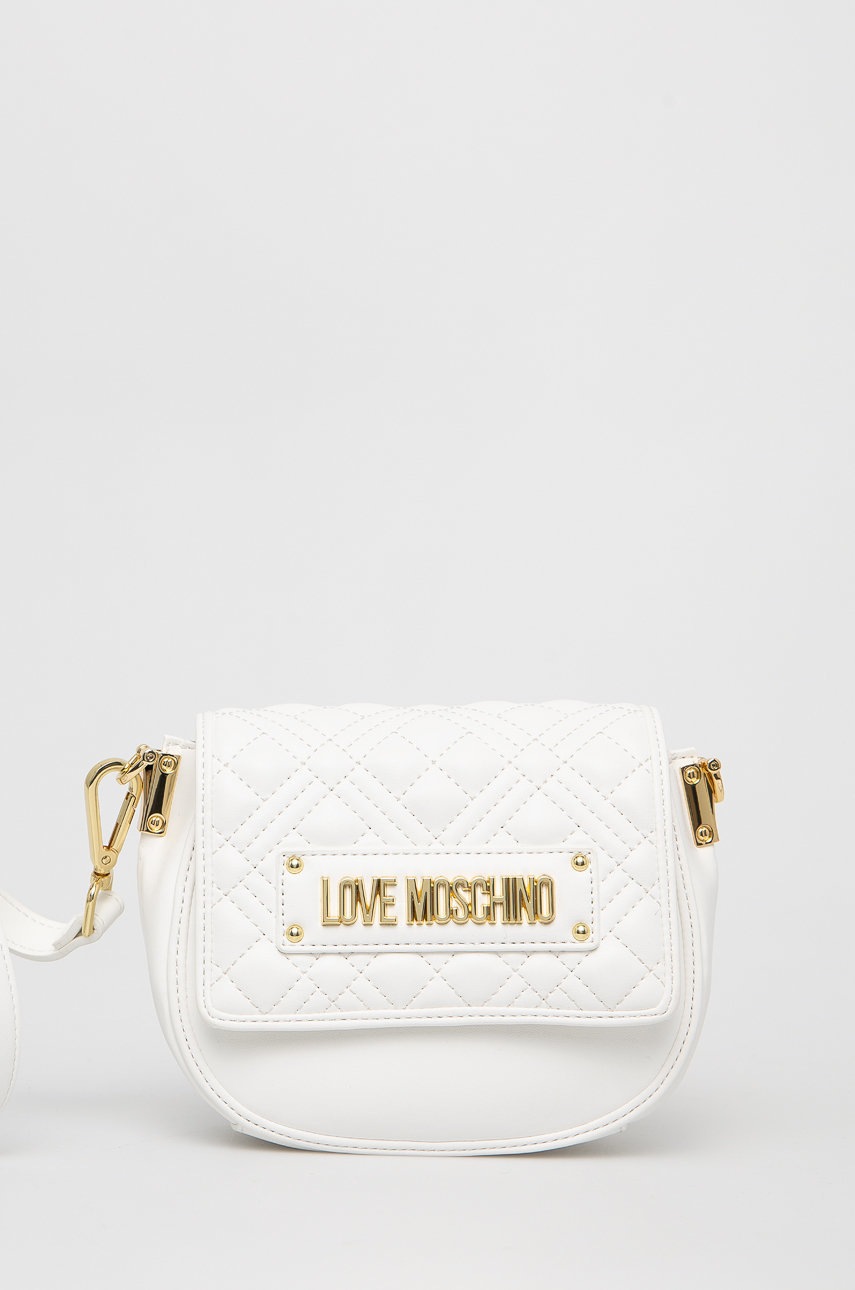 

Чанта Love Moschino в бяло, Бял