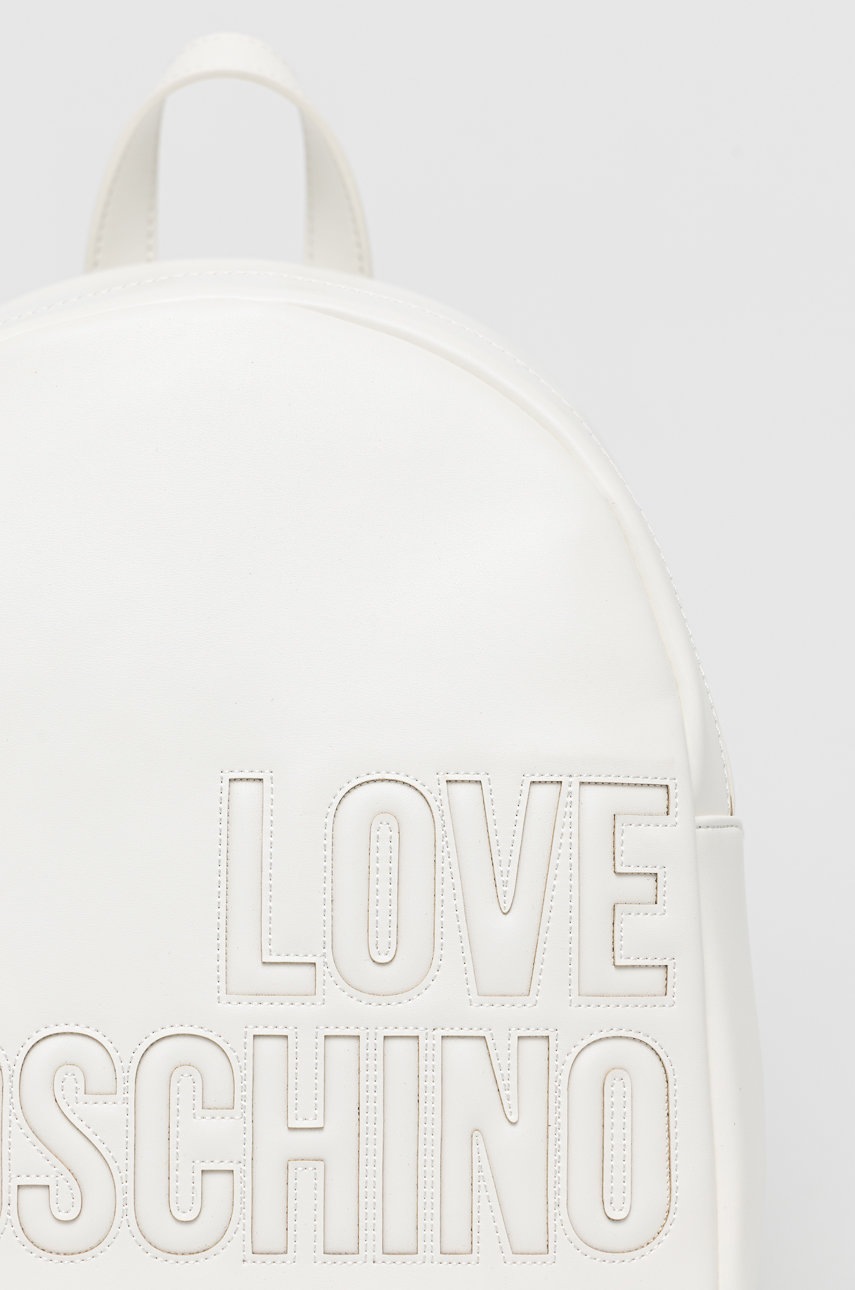 

Рюкзак Love Moschino жіночий колір білий малий однотонний