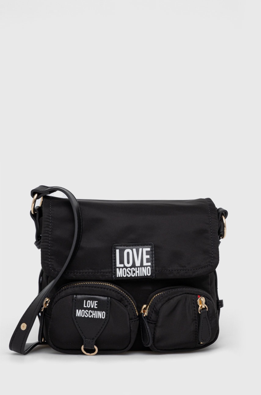 

Чанта Love Moschino в черно, Черен