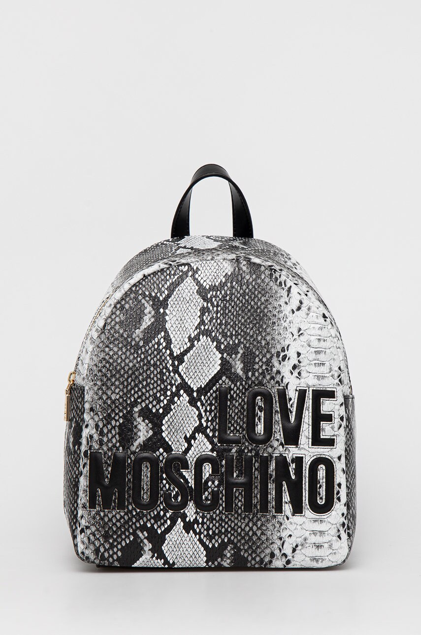 Love moschino rucsac femei, culoarea gri, mic, modelator