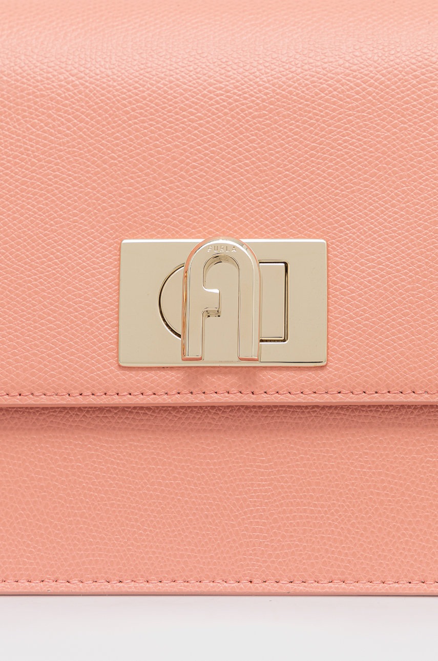 

Шкіряна сумочка Furla колір рожевий
