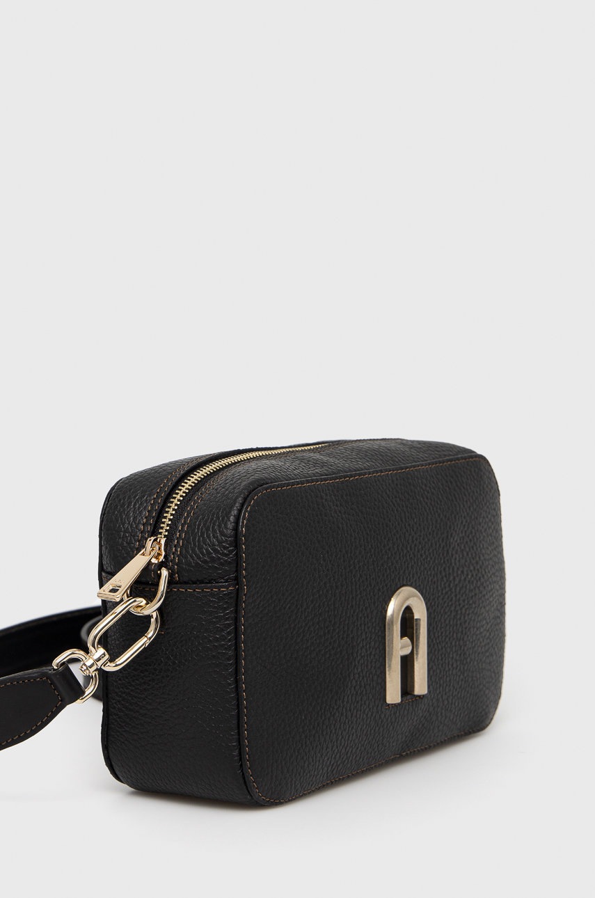 

Шкіряна сумочка Furla колір чорний