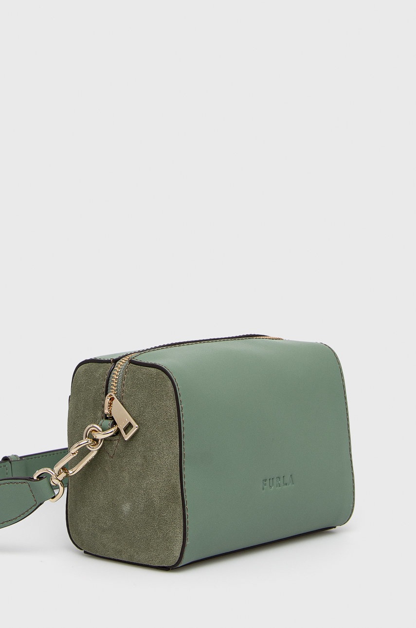 

Шкіряна сумочка Furla колір зелений