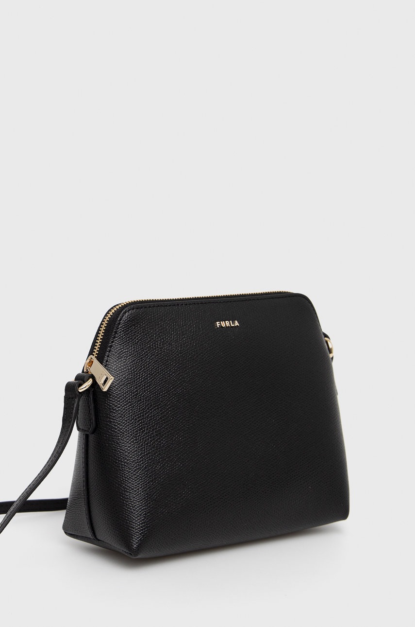 

Шкіряна сумочка Furla колір чорний