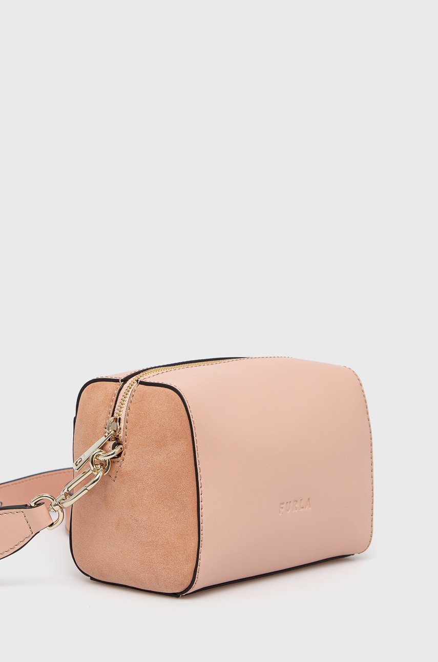 

Шкіряна сумочка Furla колір рожевий