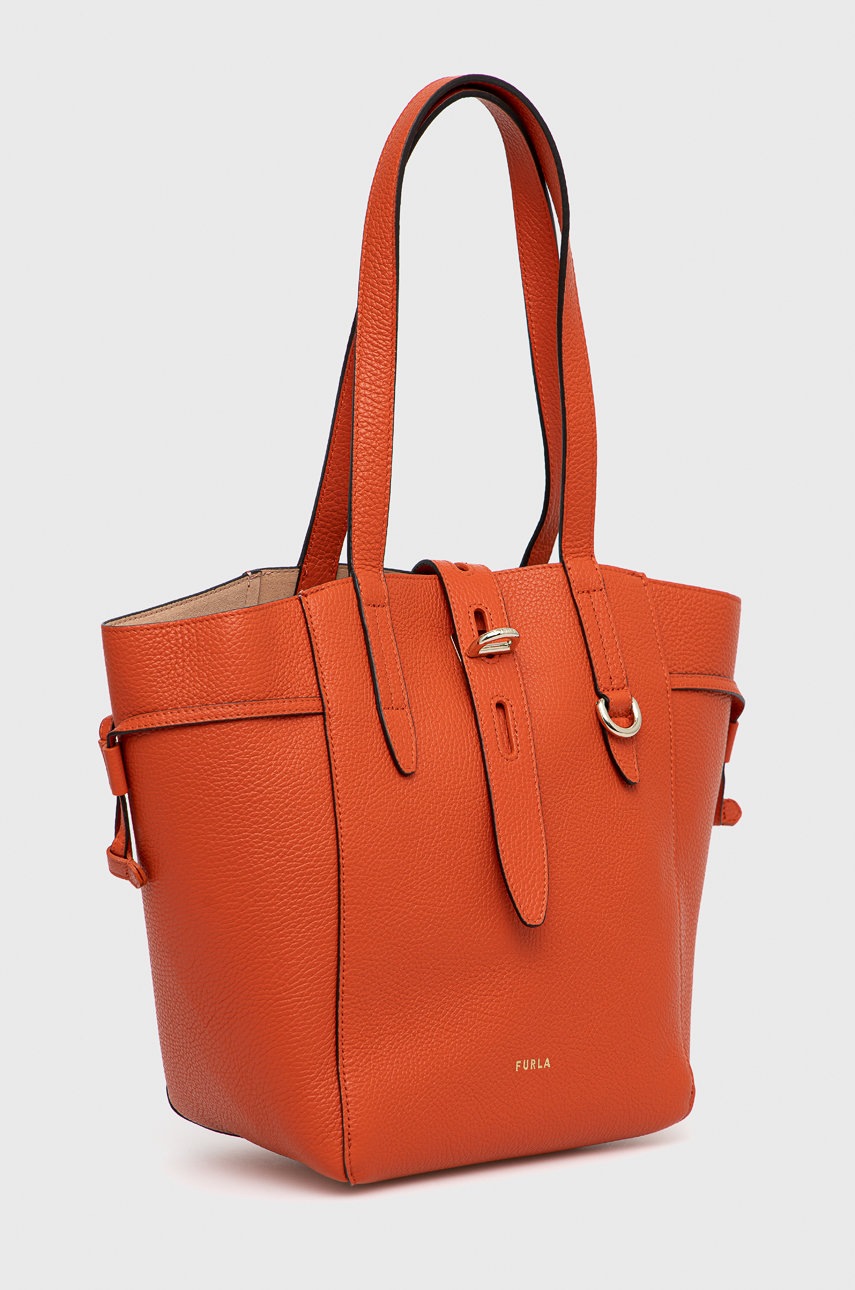 

Шкіряна сумочка Furla колір червоний