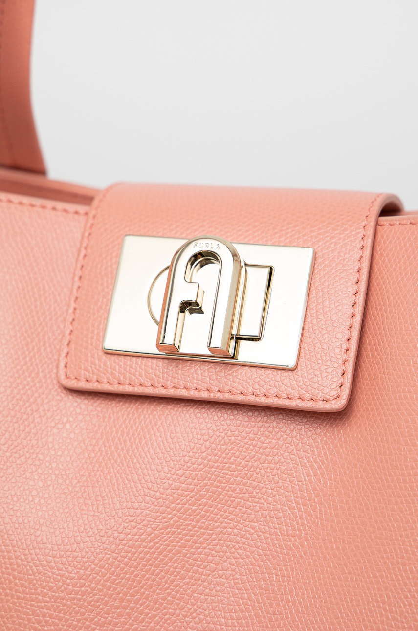 

Шкіряна сумочка Furla колір рожевий