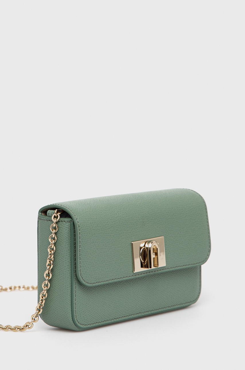 

Кожаная сумочка Furla цвет зелёный