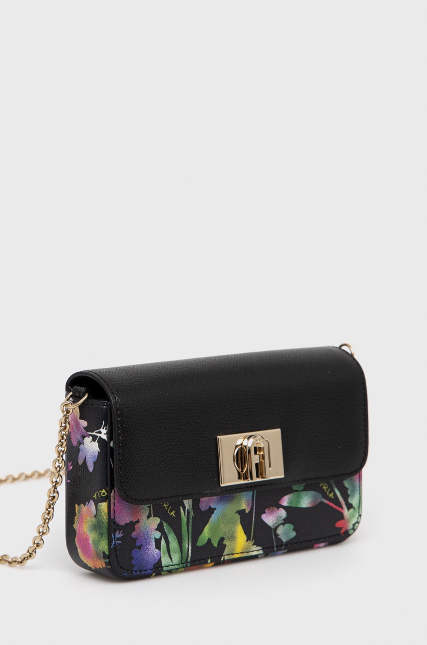 

Шкіряна сумочка Furla колір чорний